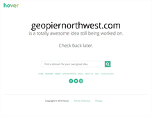 Tablet Screenshot of geopiernorthwest.com